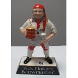 A Carlton Ware 'Pick Flowers Brewmaster' Advertising Figure, 24cm high.