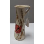 A Moorcroft First Quality Harvest Poppy Jug, by Emma Bossons, shape JU7, 18.5cm high.