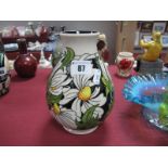 A Moorcroft First Quality Phoebe Summer Vase, by Rachel Bishop, shape 7/7 18.5cm high.