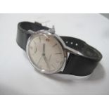 Longines; A Vintage Jamboree Gent's Wristwatch, the signed dial with baton markers, Arabic