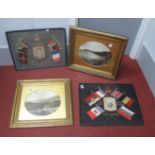 A Pair of Oval Sepia Photographs, two WWI Malta souvenirs. (4)