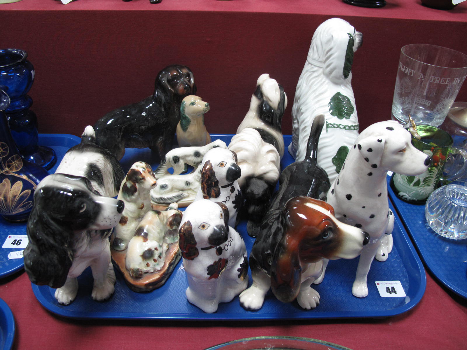 Coppercraft, Metson and Other Pottery Dogs:- One Tray