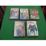Five 'Jennings' Childrens Novels, by Anthony Buckeridge. All in D/W.