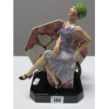 Peggy Davies Artist Proof "Clarice Teatime Figurine", by Victoria Bourne for Peggy Davies, 19cm