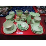 Carlton Ware Australian Design Table Ware, circa 1950's in green:- One Tray