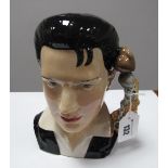 Peggy Davies, The King of Rock (Elvis) Character Jug, limited edition 183/200, 19cm high.