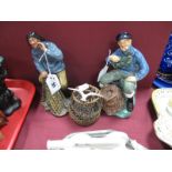 Royal Doulton Figurines, 'The Lobster Man' HN2317 and 'Sea Harvest' HN2257. (2)