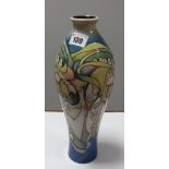 A Moorcroft First Quality Treedoves Vase, by Emma Bossons, shape 42/12, limited edition 8/20 30cm