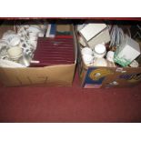 Two Boxes of Commemorative Ware, including Royal occasions, The Spanish Armada etc.