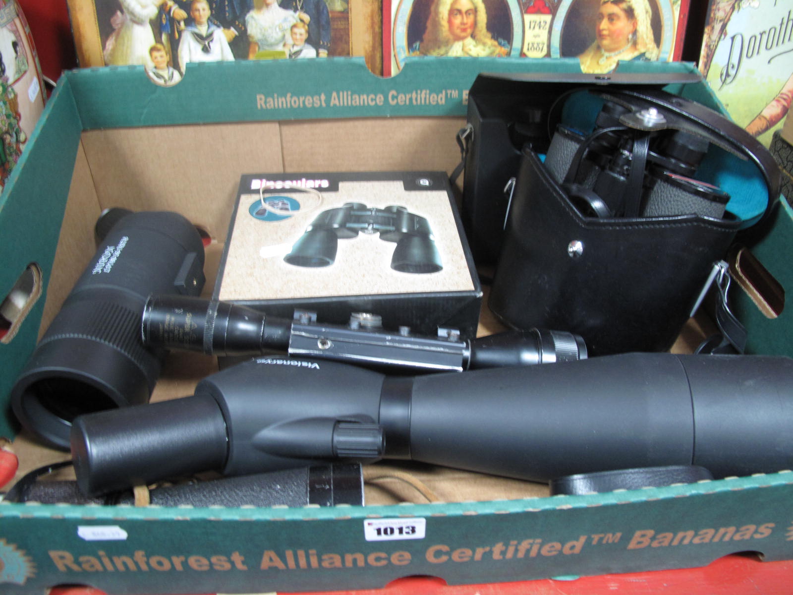 Nipon, Visionary and Lieberman Gortz Monocular Scopes, Swift and Tasco binoculars, ASI super scope 4