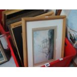 'Sweethearts' Print, Lowry, Birket Foster, other mirrors.