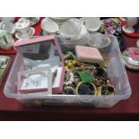 A Mixed Lot of Assorted Costume Jewellery:- One Box