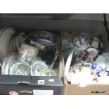 'Merrie Olde England' Tureens, Losol ware graduating meat plates, dessert set, cabinet plates and