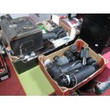 Cameras and Lenses - Hanimex 80-200 zoom, Soligor 90-230mm zoom Hanimex 300mm tele-auto, super