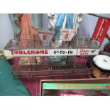 A Vintage "Toblerone" Shop Display Stand.