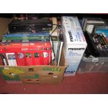 Bush Portable DVD Player, Maxim DVD player, Humax Freeview, DVD's, CD's etc. (4)