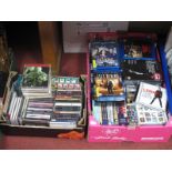 CD's, DVD's etc, many modern titles noted:- Three Boxes