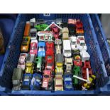 A Quantity of Loose Playworn Diecast, mostly matchbox 1-75 series including international models:-