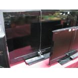 A Sony Bravia 32" Flatscreen TV, with remote.