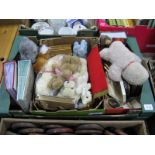 Soft Plush Toys, prints, music box etc:- One Box