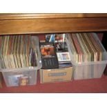 LP's and CD's, to include Pop, Classical, Folk, M.O.R themes, DVD's also noted; together with a