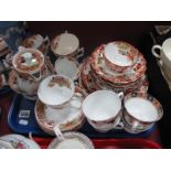 An Early XX Century Wellington China Part Tea Service and Tea Ware, etc:- One Tray