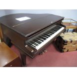 Kalmand Mahogany Framed Baby Grand Piano, circa 1920's, overstrung, on three tapering legs, 146cm