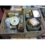 A Quantity of Advertising Tins:- Two Boxes