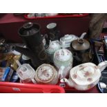 Denby, Ducal and Other Pottery Teapots, Devon sucrier, other china :- One Tray