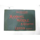 An Original Catalogue: Locomotives, Manning, Wardle and Co. Limited, Leeds, England.