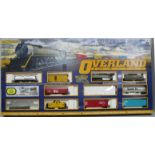 A Boxed Bachmann Overland Limited "HO" Gauge Outline American Train Set, comprising of 4-8-4 Steam