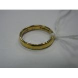 A 22ct Gold Plain Wedding Band.