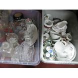 Wunsiedel Soups 'Moon Rose' Dinner Ware, coffee ware, glass ware etc:- Two Boxes