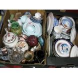 Masons, Wedgwood, Villeroy & Boch, Other Ceramics:- Two Boxes