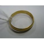 A 22ct Gold Plain Wedding Band.