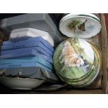 A Quantity of Wedgwood and Doulton Collectors Plates:- One Box