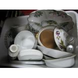 Royal Worcester 'Evesham' including oval tureen, hors d'oeuvres, Portmeirion, etc:- One Box