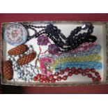 Vintage Bead Necklaces, etc.