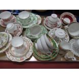 Colclough, Paragon, Spode, Grafton, Minton and Other Tea Ware:- One Box