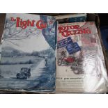 A Quantity of Mainly 1930's-41950's Motoring Magazines, including 'The Light Car', 'The Motor Cycle'