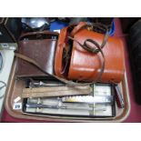 Grand Prix Paris 10 x 35, Lupinos 7 x 50, Binoculars, Swiss army knife, etc:- One Tray