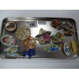 Ceramic and Other Brooches:- One Tray