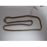 A 9ct Gold Snake Link Neck Chain, of uniform design.