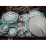 Susie Cooper 'Dresden Spray's and Other Dinnerware, including tureens, dinner plates, etc.