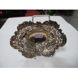 A Decorative Victorian Hallmarked Silver Footed Dish, of openwork design, raised on pierced base,