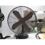 An Industrial Type Fan, with three speed button.