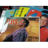 Elvis - A Collection of Over Thirty Five Elvis LP's, including Flaming Start, Rock n Roll, Golden