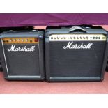 A Marshall Model 8040 Valvestate Guitar Amplifier, (boxed), and a Marshall Mod 5501 solid state