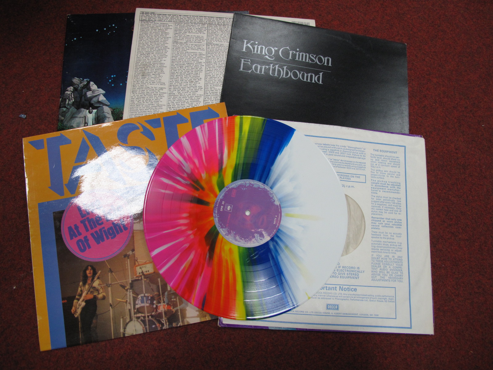 Rock / Prog Interest - Pop Revolution 'From The Underground' LP (CBS Stereo multispash vinyl), Taste