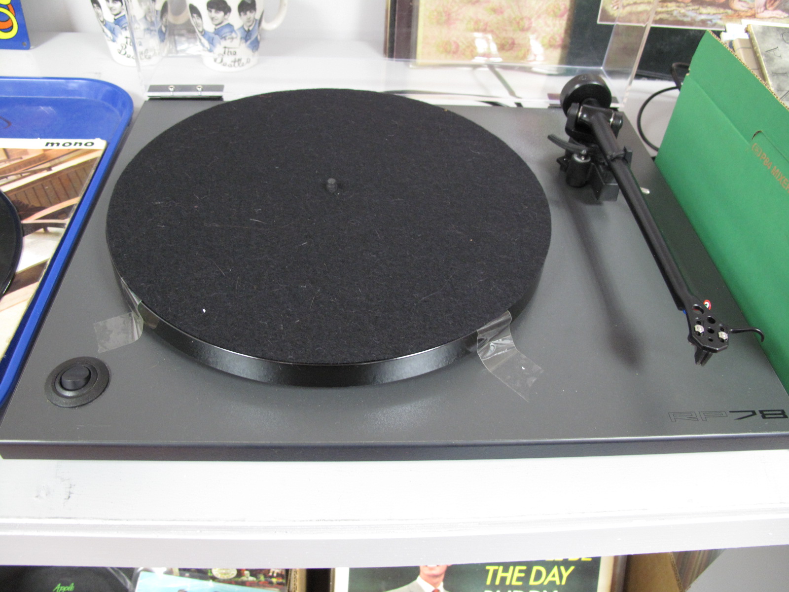 A Rega RP78 Turntable, fitted with an RB202 tonearm (appears unused), with original box,